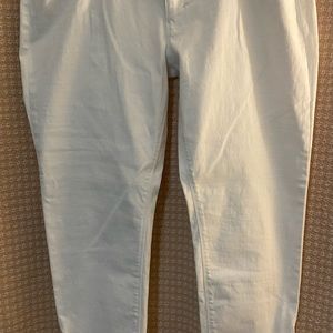 WOMEN SKINNY CROP PANTS